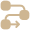 Workflow icon representing seamless pathways, scheduling, or partnerships at Fusion Sports Park
